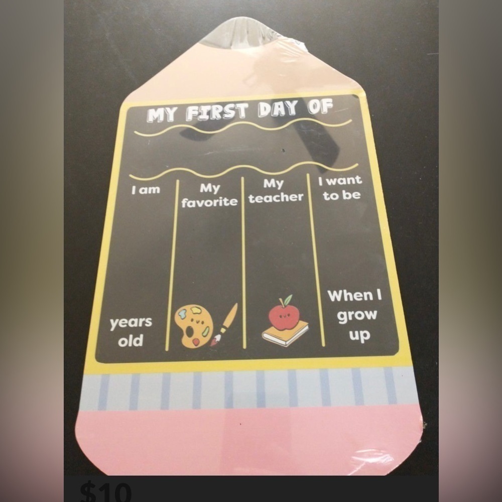 COPY - School chalkboard sign